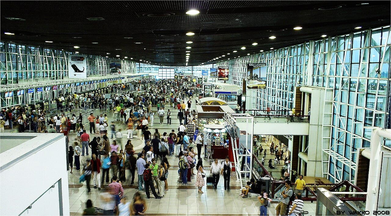 Terminal del aeropuerto de Santiago